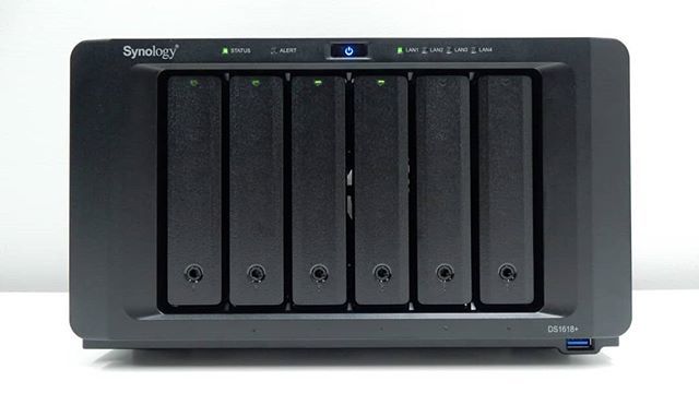 ryankerschner's tweet photo. Plenty of room for all of those large drives we saw come out in 2018, with a solid user interface and performance to boot. The @synology.official DS1618+ earned a 9/10 and our Recommended Award!
#thinkcomputers #thinkcomputersreviews #pc #pctech #pcgami… https://t.co/jZphU31lyN https://t.co/4kbClff7sh