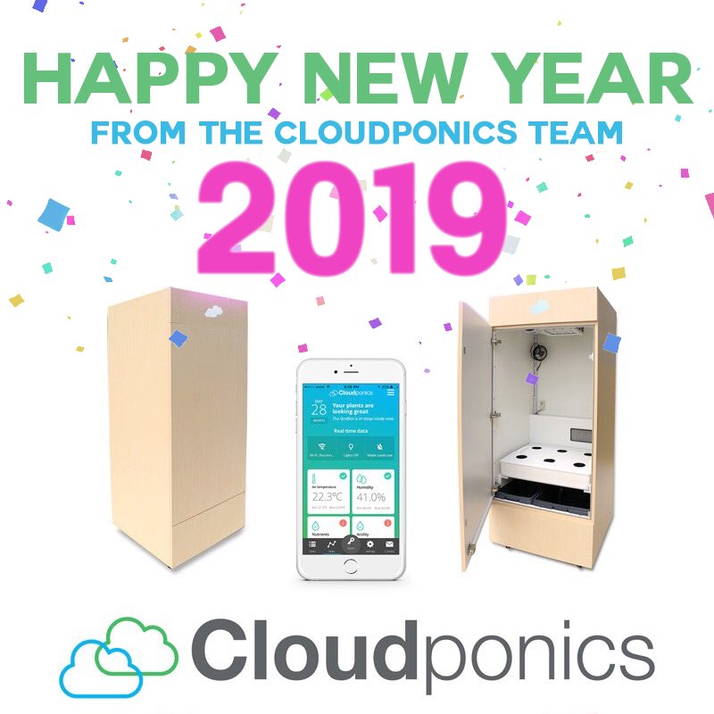cloudponics's tweet image. The Cloudponics team wishes you all a Happy New Year 🥳 
•
#Cloudponics #GrowFromTheCloud #LedGrown #GrowYourOwn #GrowWeed #FreeTheWeed #LegalCannabis #Hydroponics #HydroponicsSystem #holidayspirit #newyearseve2019 #newyear2019 #giftideas #technology #techgadgets