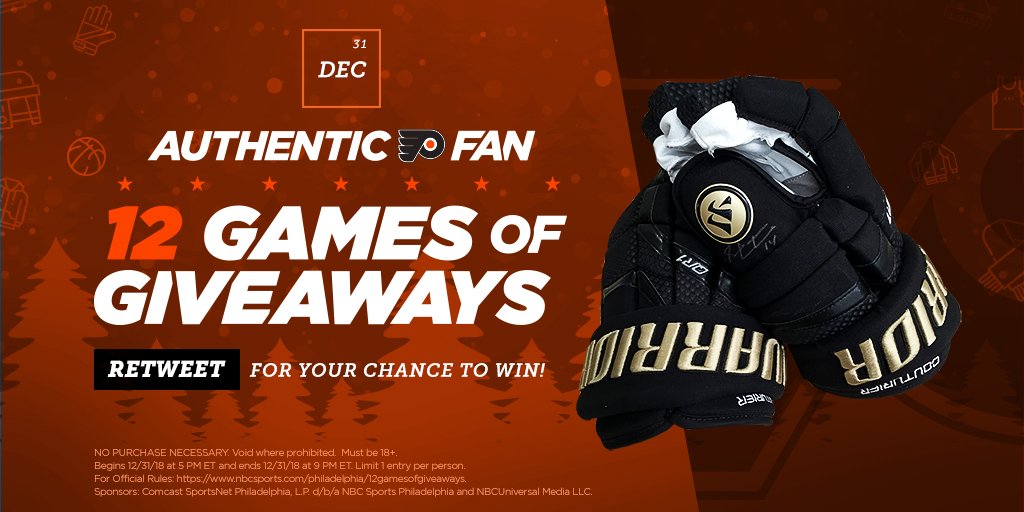 NBCSPhilly's tweet image. The 12 Games of Giveaways continues! Tonight, we're giving away a pair of autographed Sean Couturier gloves. 

All you have to do is retweet for your chance to win!