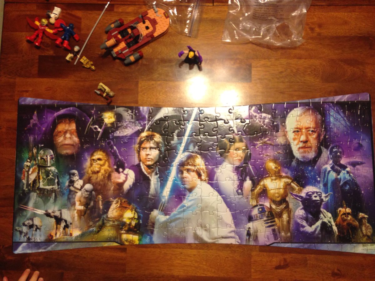A good way to spend New Years Eve with my kids! #StarWars