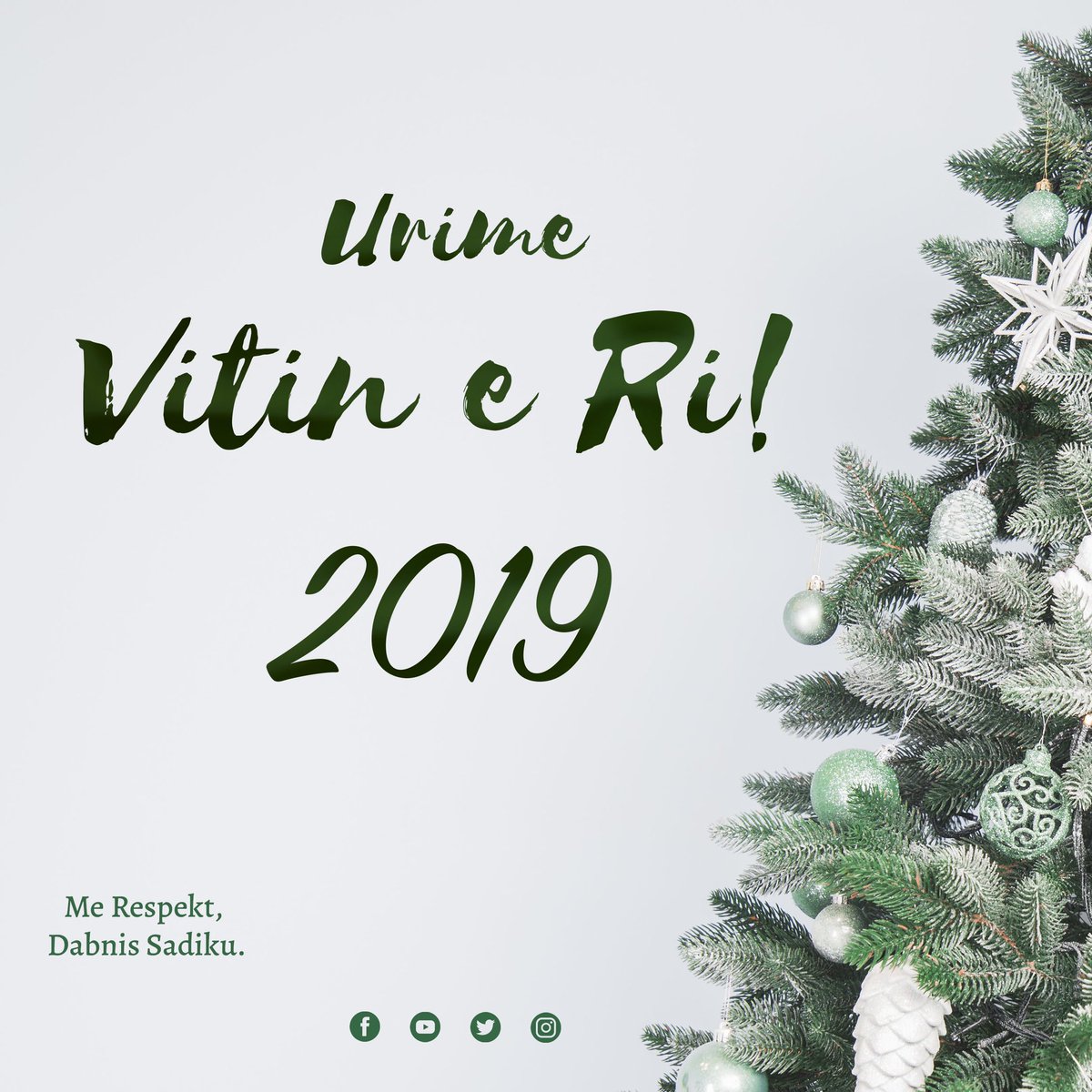 Festofshi të Lumtur çdoherë 🎉
Gëzuar 2019🥂