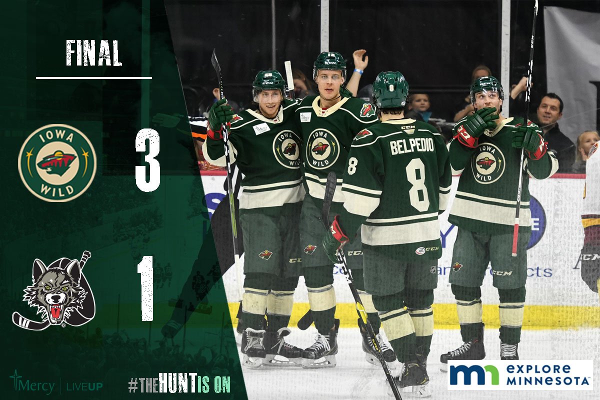 IAWild's tweet photo. 🚨 WILD WINS IT! 

#TheHuntIsOn @exploreminn https://t.co/FHGbHyEKD9