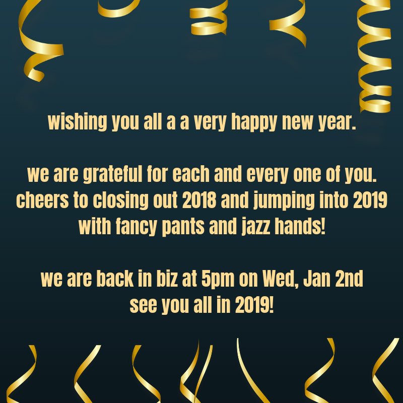 HiWheelWines's tweet photo. #happynewyear 🥂 Dress warm. Party hardy. Be safe. Remember #fizzywine is basically a #mimosa!  Back on Wednesday so you can be ready for the weekend!

#hiwheelwines #fizzywine #fizzywinepdx #citruswine #buylocal 
#supportsmallbusinesses #independentcraftbrewe https://t.co/uywsS7zQs3