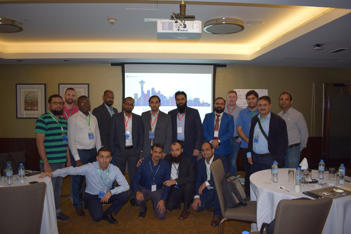 HashamNiaz's tweet photo. Azure Train The Trainer - 29th December 2018
Concluded with great success, participants from Egypt, Ghana, India, KSA, Lebanon, Oman, Pakistan, UAE &amp; UK attended the event
#Dubai #Microsoft #Azure #MCT #MCTBuzz #MCTCommunity
#PowerPlatformSummit
#PowerBI #PowerBIUG #PUGKarachi https://t.co/uZEUChtXMD