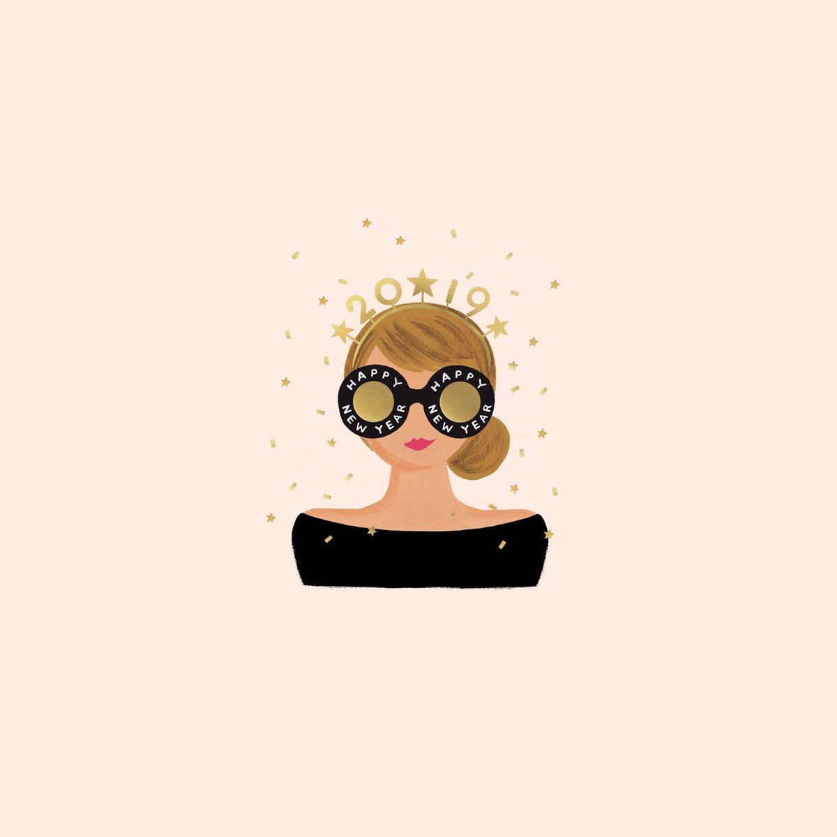 RiflePaperCo's tweet photo. Here’s to 2018, may 2019 be even brighter ✨🥂#riflepaperco https://t.co/P73vVSWd3W