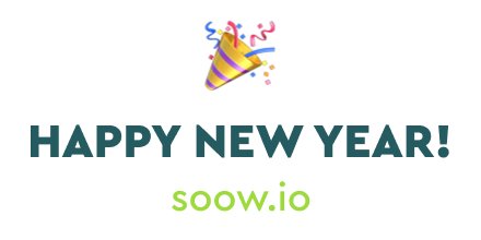soowhq's tweet photo. Our companies New Years Resolution is simple. Make people's lives better. Happy New Years 🎉 #happynewyears #soow #newyears #celebrate #datasolutions #simplesolution #humantech #datatehcnology #consent #austech https://t.co/3tqm7QrkfK
