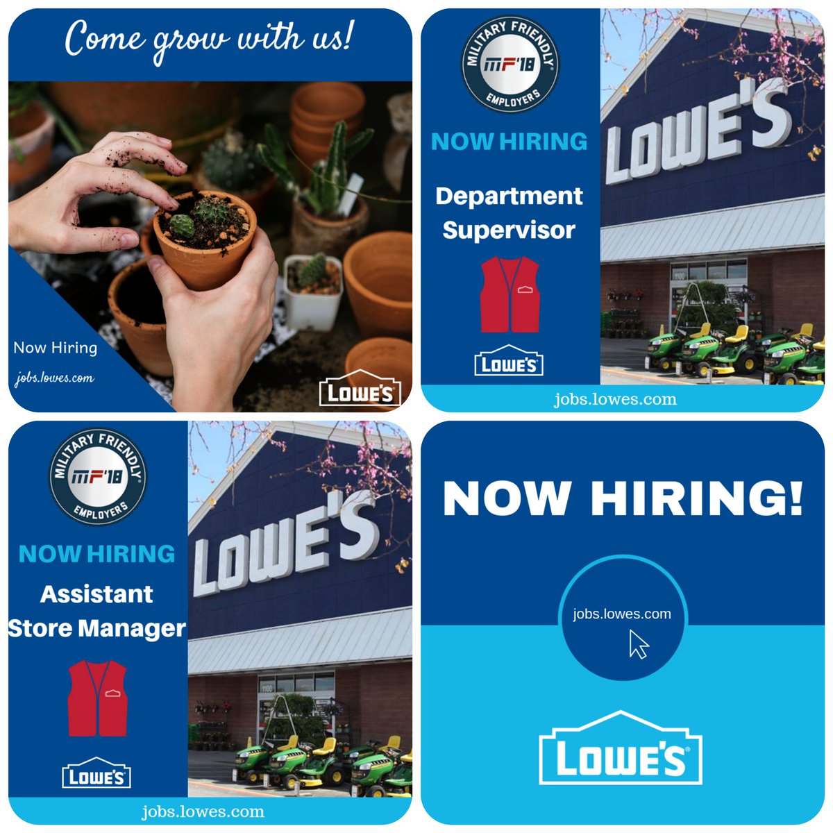 ELittle1968's tweet photo. 🎉🎉Ring in the New Year tonight and then start the year off right with a new career!  Come see what we have offer at Lowe's in Easton MD.🎉🎉
@LowesCareers @JodiLongR7HR @R7Tweets @LynetteKirk9 
#Management #Retail #Jobs #lowes https://t.co/qwe4bbB2Fv