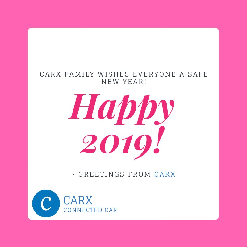 goCarX's tweet photo. CarX family wishes our customers, partners and everyone a Happy New Year! https://t.co/t6F5L4k7Id