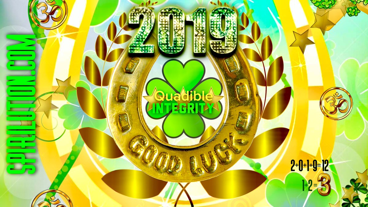 Spirilution's tweet photo. ★2019 GOOD LUCK CHARM! ATTRACT LUCK NOW! +528 MIRACLE TONE! SUBLIMINAL FREQUENCY -QUADIBLE INTEGRITY

#2019 #GOODLUCK #ATTRACTLUCK #SUBLIMINAL #FREQUENCY #VIBRATION #QUADIBLE #SPIRILUTION

https://t.co/JDjZYnKJRX https://t.co/UC8u53qHtb