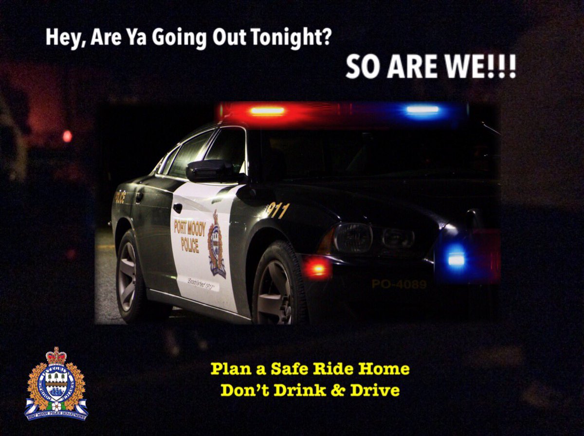 PortMoodyPD's tweet photo. We hope u enjoy the #NYE festivities, but PLEASE make arrangements for a #SafeRideHomeBC BEFORE going out!
#HappyNewYears #SaferPoMo #ICBC https://t.co/7bYQ0DHpQE