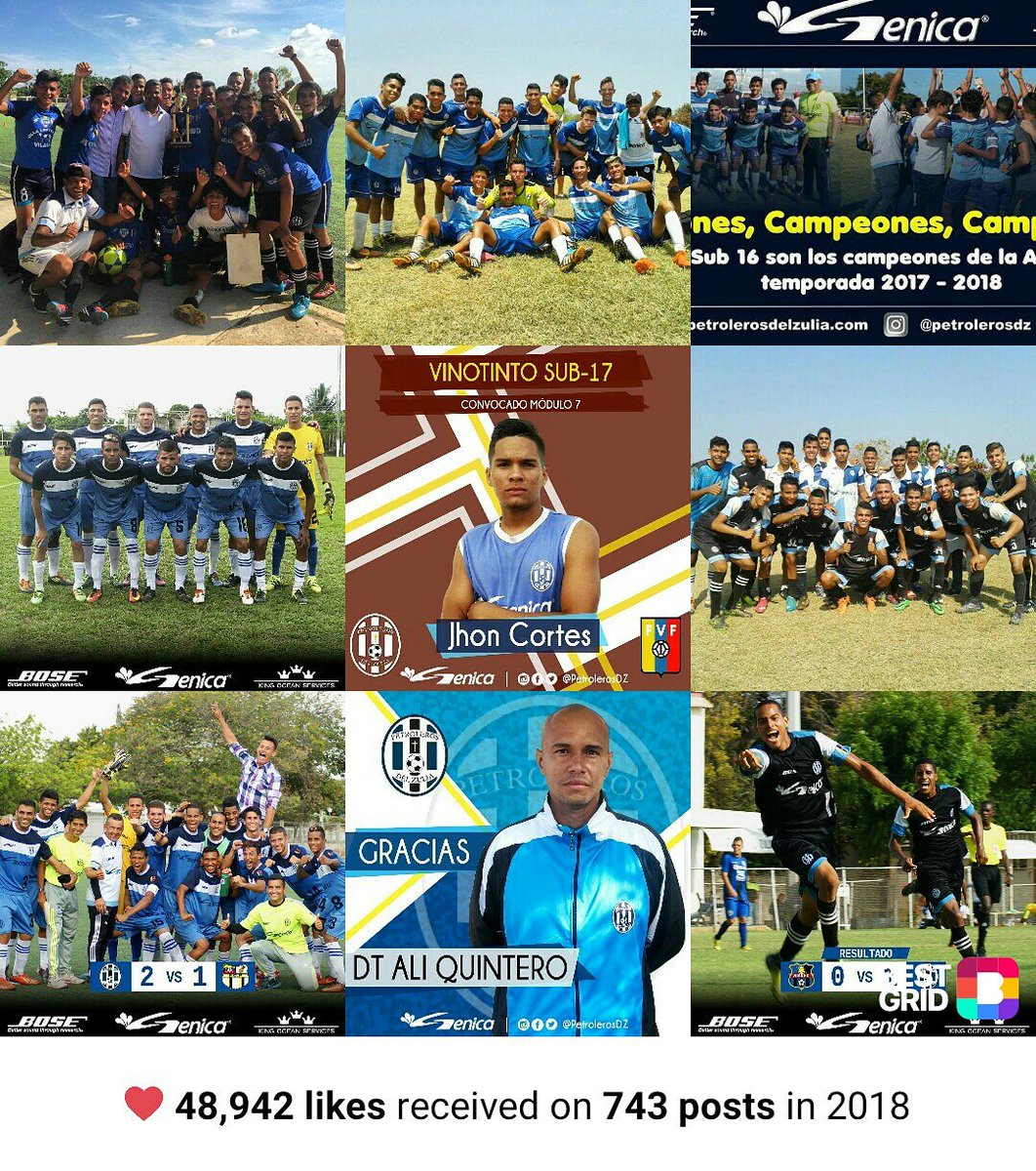 Antes de finalizar el año compartimos lo que fueron sus interacciones con nosotros y agradecer a todos los que formaron parte de esta gran familia que es #PetrolerosDZ durante todo el 2018 ⚽

Solo nos queda decir gracias por este 2018 y un feliz y próspero año nuevo 2019 💪👏🎊