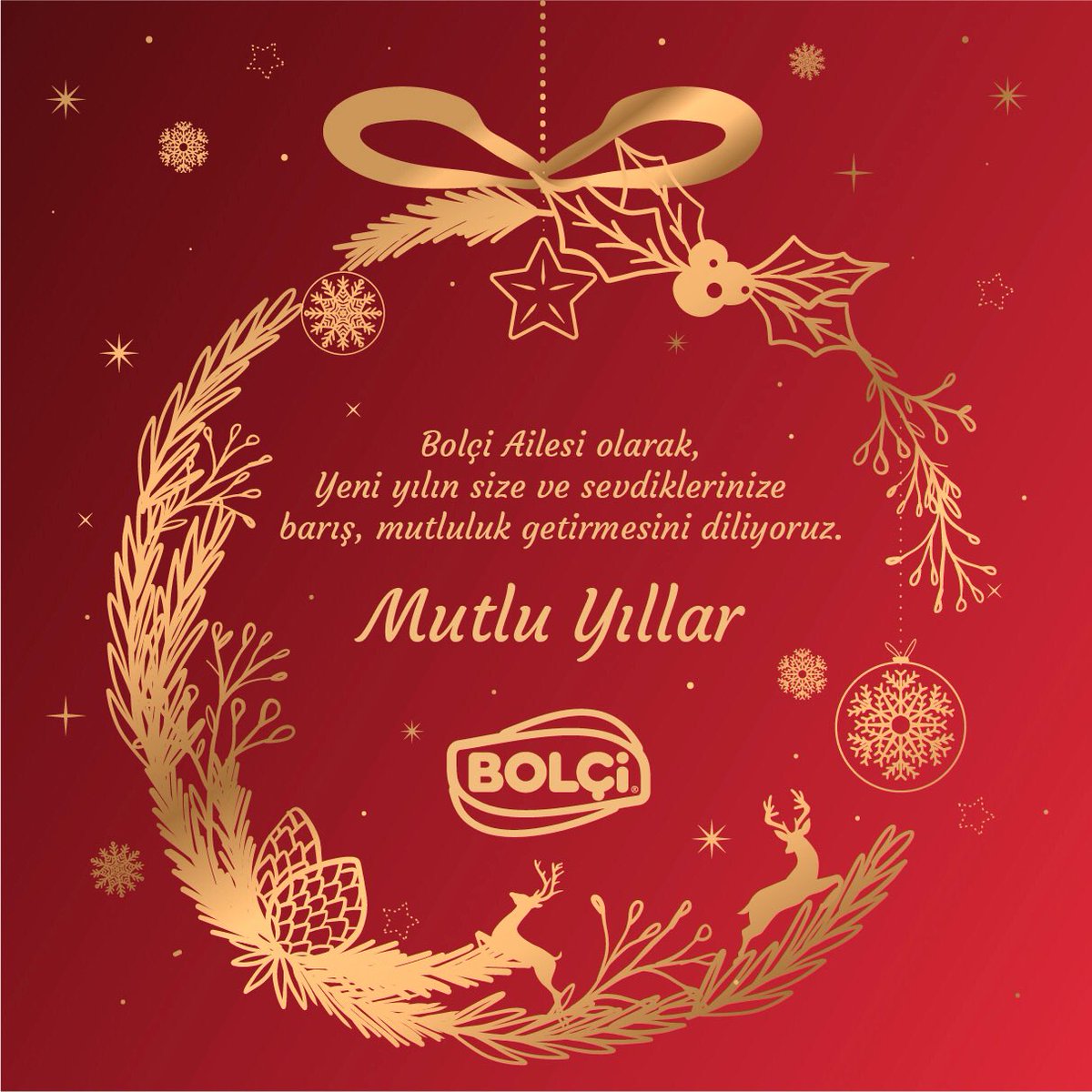 Yeni yılda tüm dileklerinizin gerçek olmaı dileğiyle...#bolcikolata bolcikolata.com
