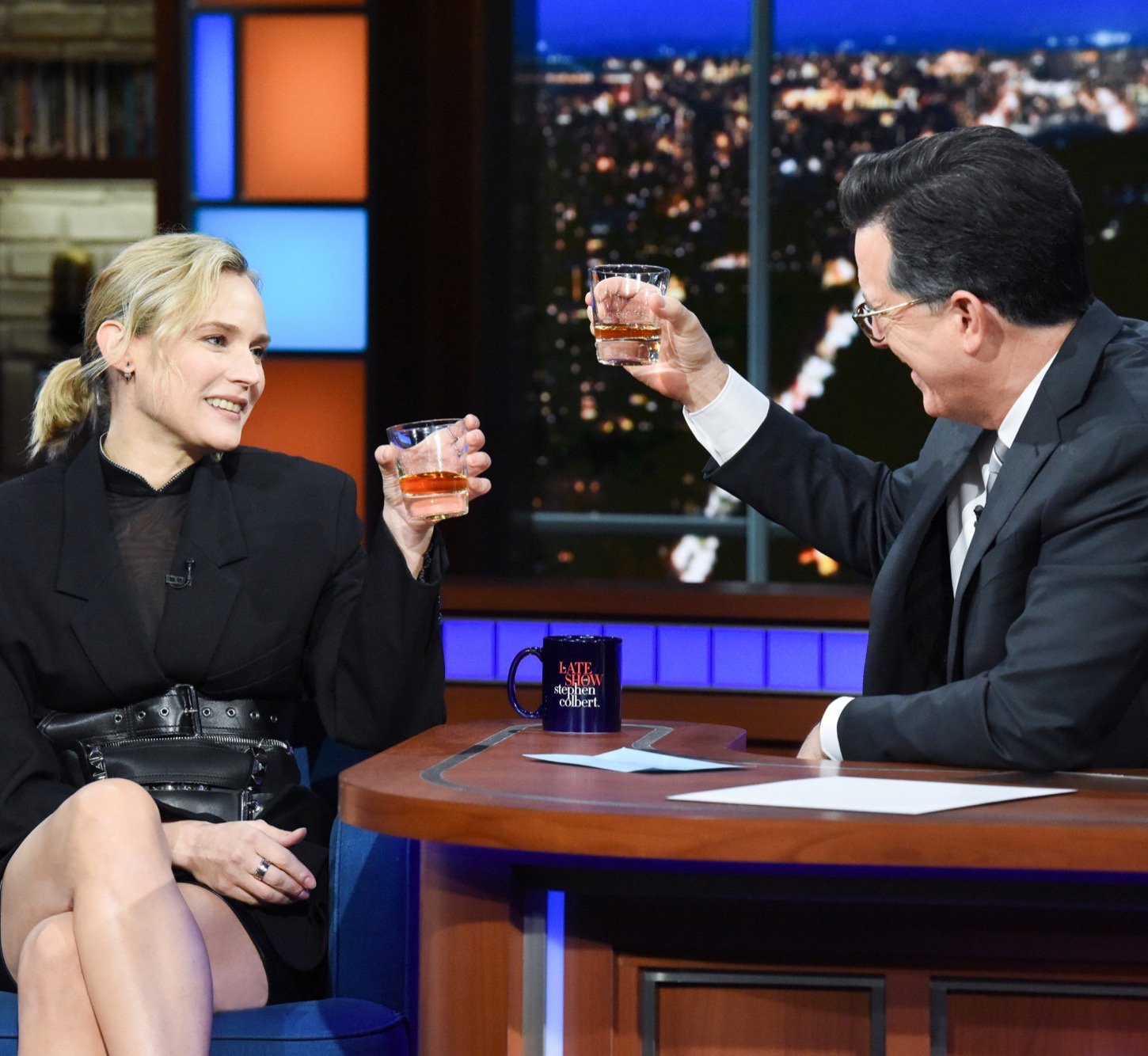 Diane Kruger Stopped by The Late Show with Stephen Colbert to