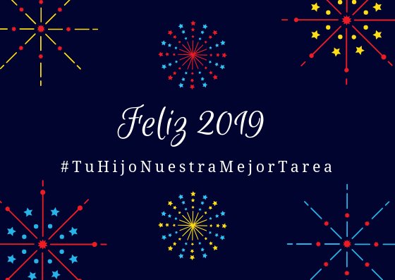 ColegioLegamar's tweet photo. ¡El Colegio Legamar te desea un FELIZ 2019!

#Feliz2019 #FelizAño https://t.co/HMZxxMLRyh
