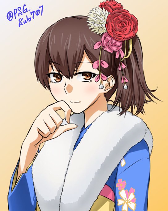 あけました(やられました)
#艦これ #加賀 