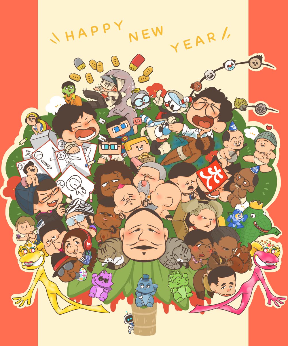 注目すべきイラスト ラブリー あけまして おめでとう 画像 面白い