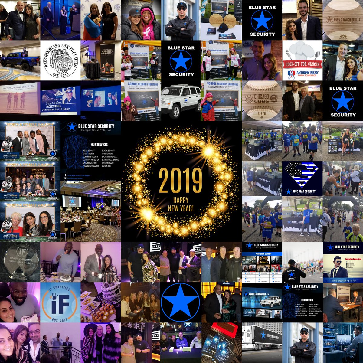 BluStarSecurity's tweet photo. Thank you for being an important part of our story in 2018!!! #THANKYOU2018
Here’s to those who inspire us and don’t even know it. 💞
#bluestarsecurity #bluestarteam #chicagosfinestprotection #chicago #securityagents #clients #partners #friends #family #cpd #happynewyear https://t.co/htvcJf1uLa