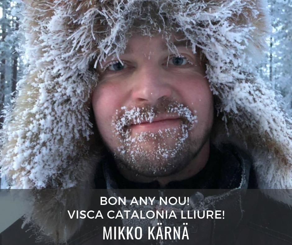 Feliç any nou, els meus amics a #Catalunya! Que aquest nou any us porti la independència.