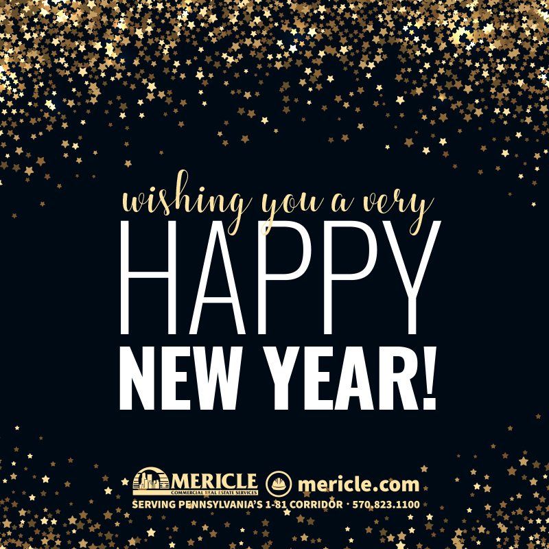 mericleinc's tweet photo. Wishing everyone a happy and healthy 2019 from your friends at Mericle!
#cre #realestate #nepa #mericle #happynewyear https://t.co/s2MNuWYgUz