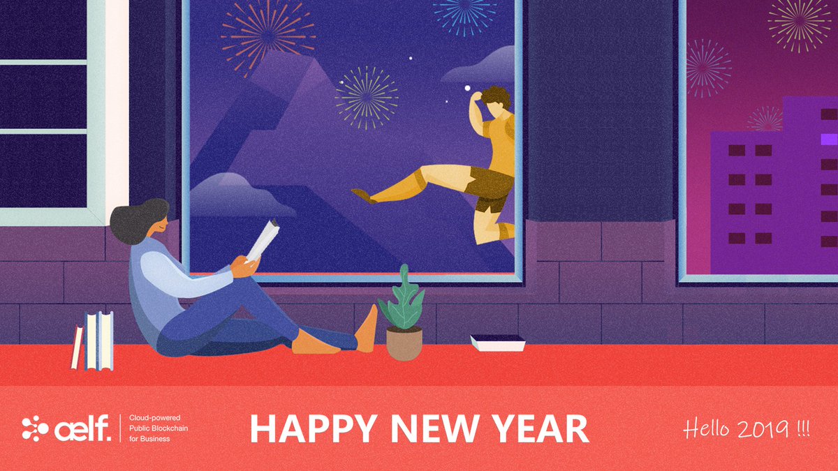 aelfblockchain's tweet image. Happy New Year! It's 2019! We are so excited to make new goals, plans, and memories this year. Let’s make this year as good as the last one!