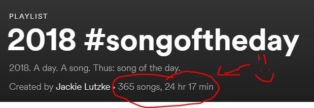 thriftraff's tweet photo. A Resolution Revisited: The 2018 #songoftheday Playlist https://t.co/xcf183fSV2 https://t.co/7WzMNjo0BI