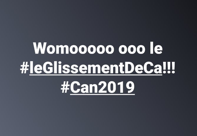 LaureNganlay's tweet photo. Pa Pô @PR_Paul_BIYA a dit que la #Can2019 a fait quoi???
Je sens que même le #nkui doit prendre des leçons, hihihiiiii
#LeGlissementDeCa!!! https://t.co/FvHpztufR3
