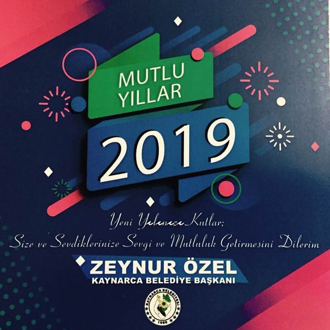 ZeynurOzel's tweet photo. 2019 yılının ülkemiz, milletimiz ve tüm insanlık için barış ve huzur dolu geçmesini diler , herkesin yeni yılını kutlarım. https://t.co/uypXoc6RH0