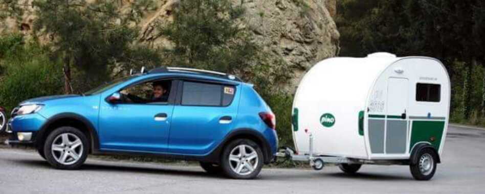 CaravanningLife's tweet photo. Pino Pi2000 and Dacia Sandero #microcaravan https://t.co/hHj4F0ytsE