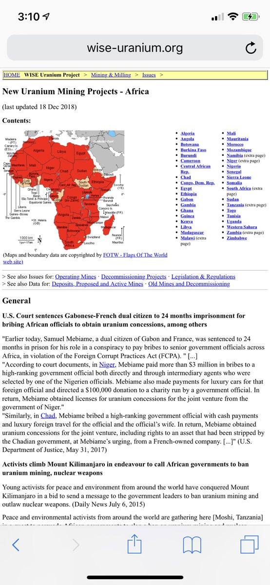 22. Did you know about Libya’s uranium? The [Yellow Brick] broker, HRC damn sure did. Read, this is important.Note: Canada’s Deals with France Russia and Ukraine [AS got how much from Ukraine?] cc  @JoanneDavis  #UraniumOne  http://www.wise-uranium.org/upafr.html#LY 