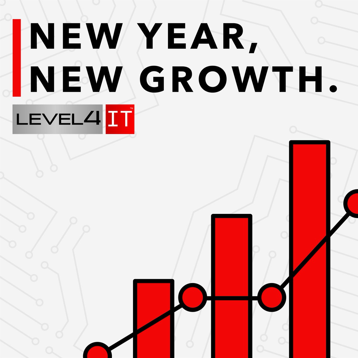 Level4It's tweet image. We are ready to help your business grow by providing custom technology solutions that are efficient and cost-effective.

Let’s ring in the new year together! Click the link for more information: qoo.ly/uepxr #Level4IT #ITsolutions #smallbusiness #happynewyear