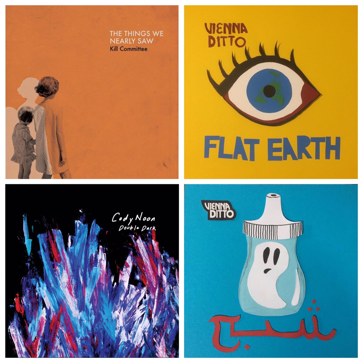 THAT WAS 2018 - READING MUSICIANS ALBUMS <a href="/KillCommittee/">Kill Committee</a> @cody_noon_band and a double offering and swan song from @viennaditto #rdgmusic #music