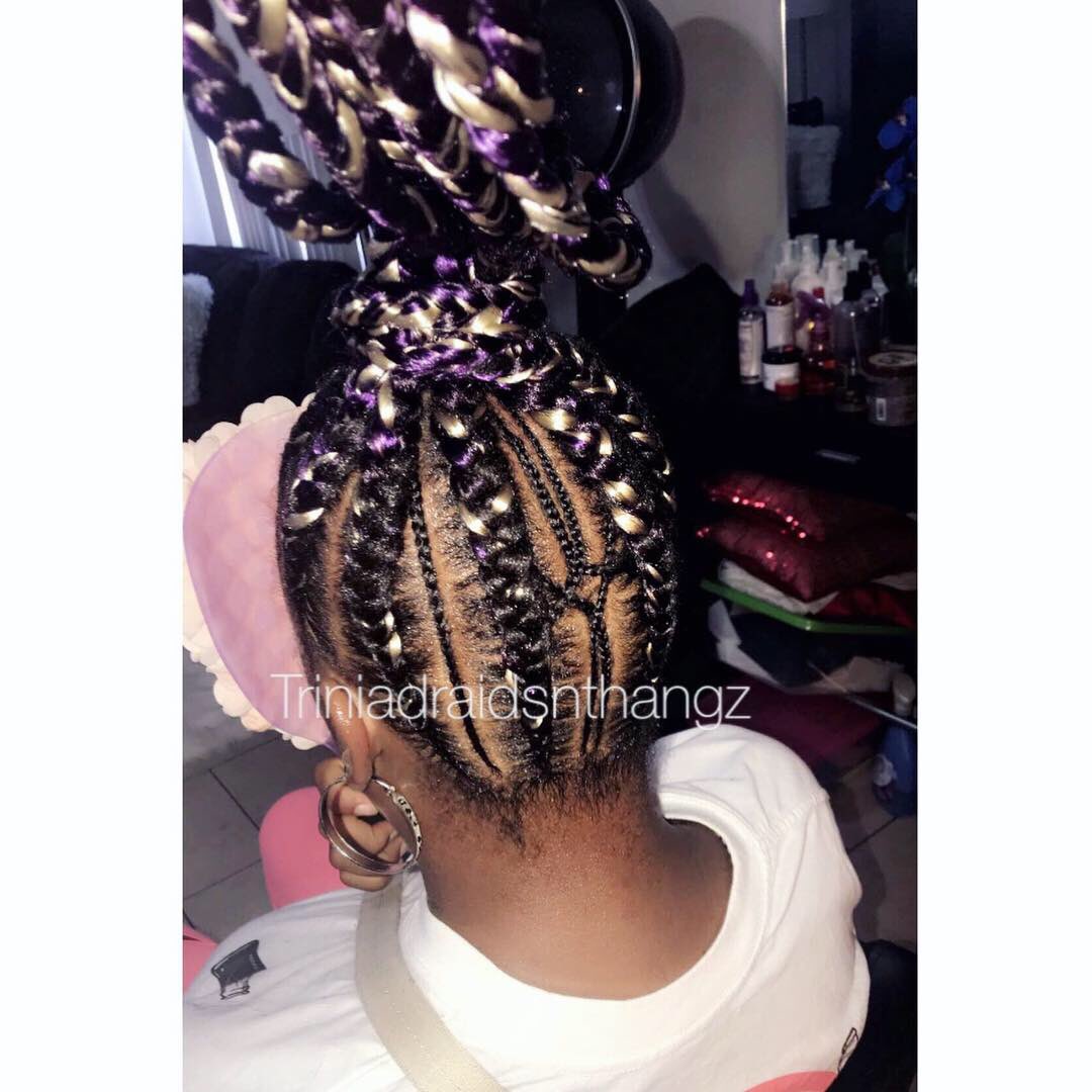 Tbraidsnthangz's tweet image. Big cornrow ponytail/ updo w/ sm cornrows #cornrowupdo #braidedponytail #cornrowponytail #cornrowsinaponytail #cornrowstyles #feedinbraidsla #rastafri #rastafribraid #feedincornrowsla #feedincornrows #bigfeedins #labraider #feedinbraids #feedins #losangeles #southlosangeles #la