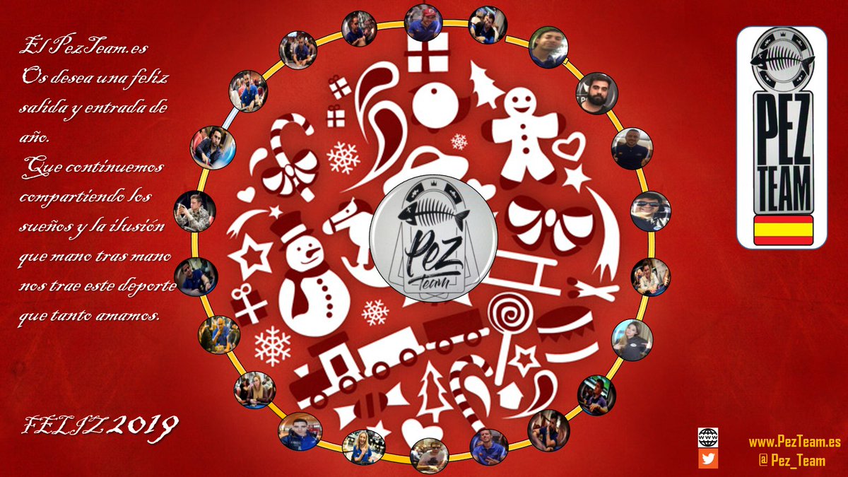 Pez_Team's tweet photo. Felices fiestas y próspero 2019!! https://t.co/40NpIVZk56