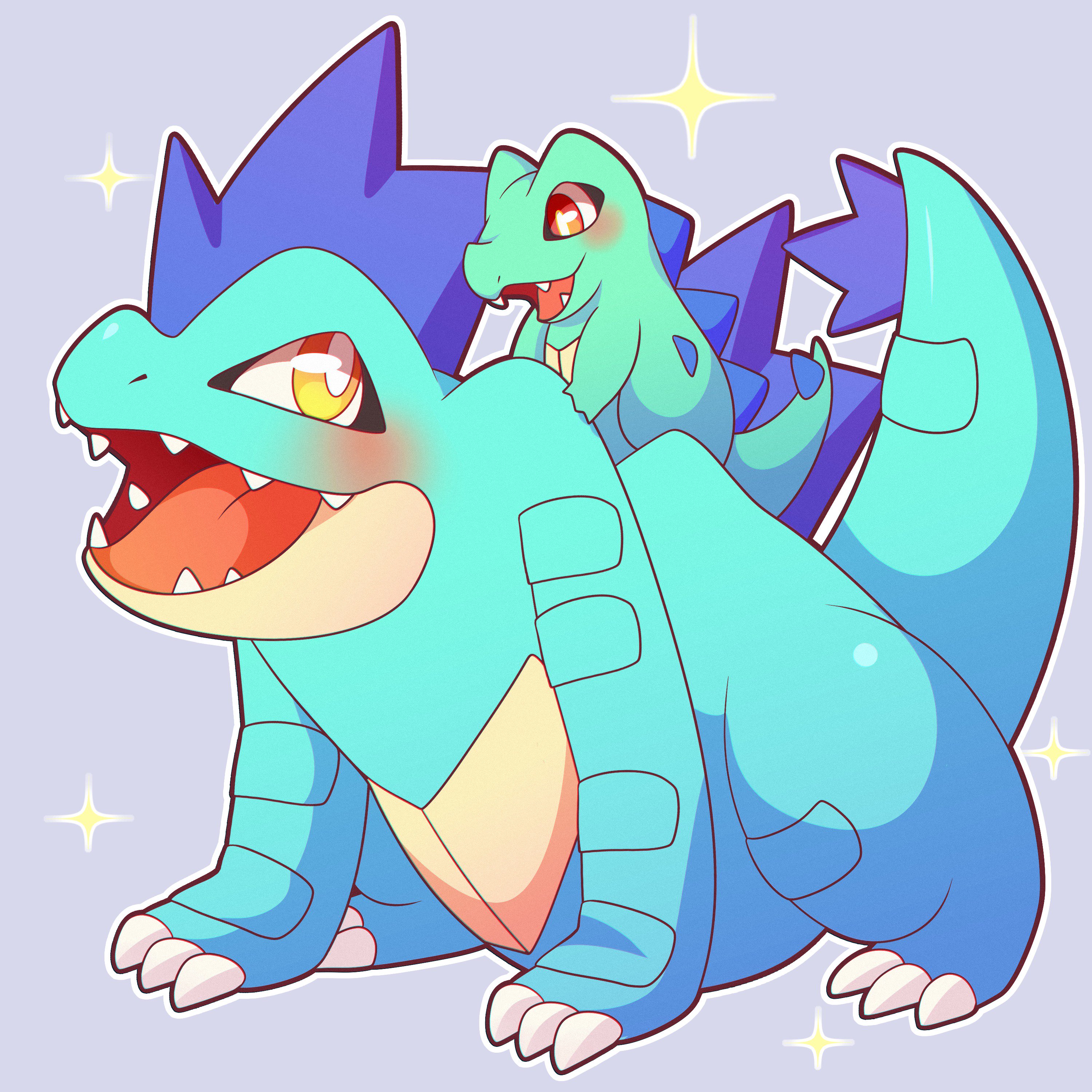 Sevi The Jaw Duo Feraligatr Totodile Shiny Pokemon Chibi Johto T Co G7gkmeaxet Twitter