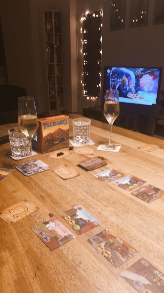 Rindert_vdE's tweet photo. Just played #Trainmaker by @Leder88 from @GreyGnomeGames with my girlfriend. You may guess who won by getting that super lucky 1 die roll of a caboose.. https://t.co/8tPdIl8RqB