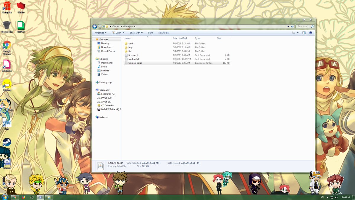 Jjba shimeji taomasa