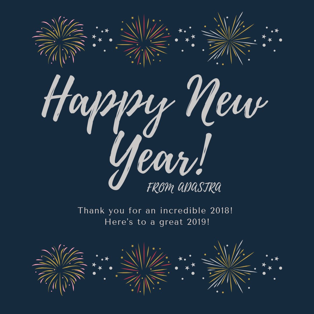 AdastraVei's tweet photo. It’s crazy that 2018 is over, but we are so excited to see what amazing opportunities 2019 holds for us. 
#adastra #entertainment #athletics #newyear #2019 https://t.co/7JGLhfexM9
