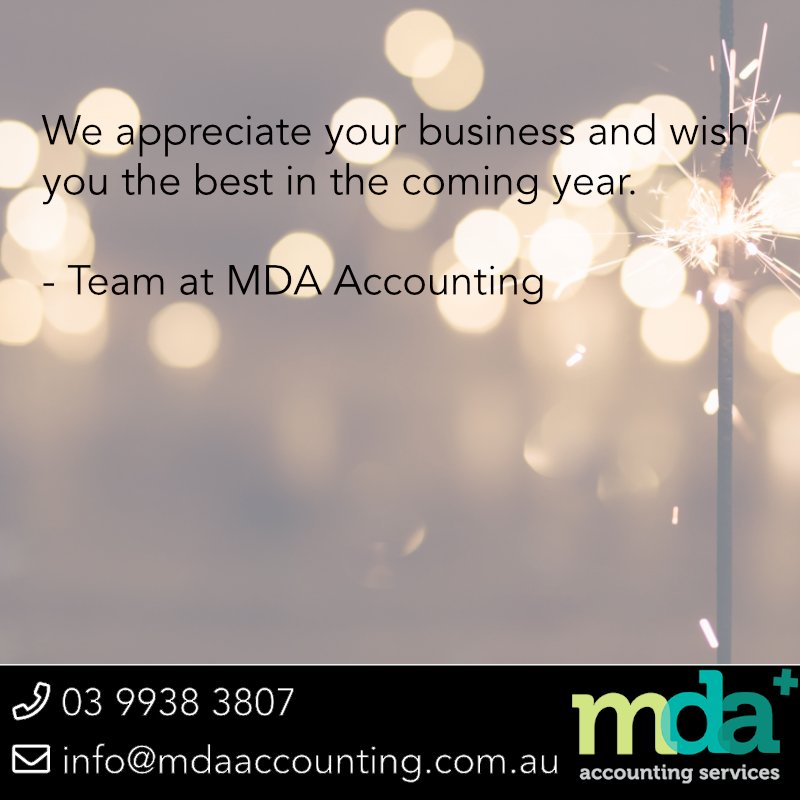 Happy New Year #womeninbusiness #cloudbasedaccounting #taxplanning #accountant #xero #reminders #instadaily #cpa #mdaaccounting #services #newsletter #signup #news #taxtips #australia #tax #accounting #practice #ipa #member #timemanagement