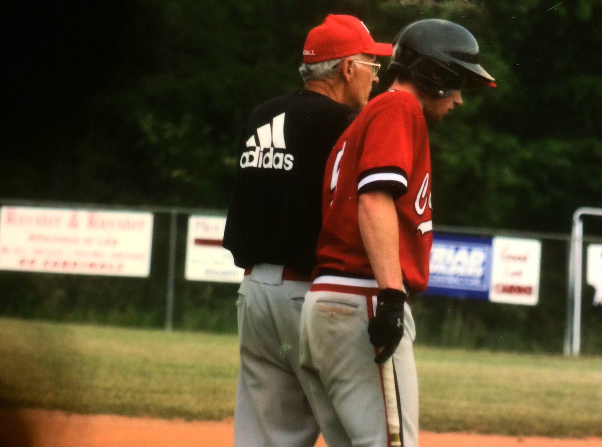 JordanJessup3's tweet photo. In 2007 in the 4th round I played in the greatest baseball game of my life at South Stokes, after the game I told Coach Hall Thank You for giving me the opportunity to lead. With a slight smile he looked back and said... No Jessup Thank You. #RIPCOACH https://t.co/PJkTHMXsPj