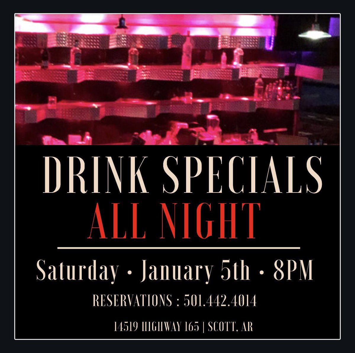 mrfriendlysres1's tweet photo. Drink specials all night @mrfriendlysres1 / Saturday January 5th‼️ #retweet #repost #pullup https://t.co/CVagicUCCI