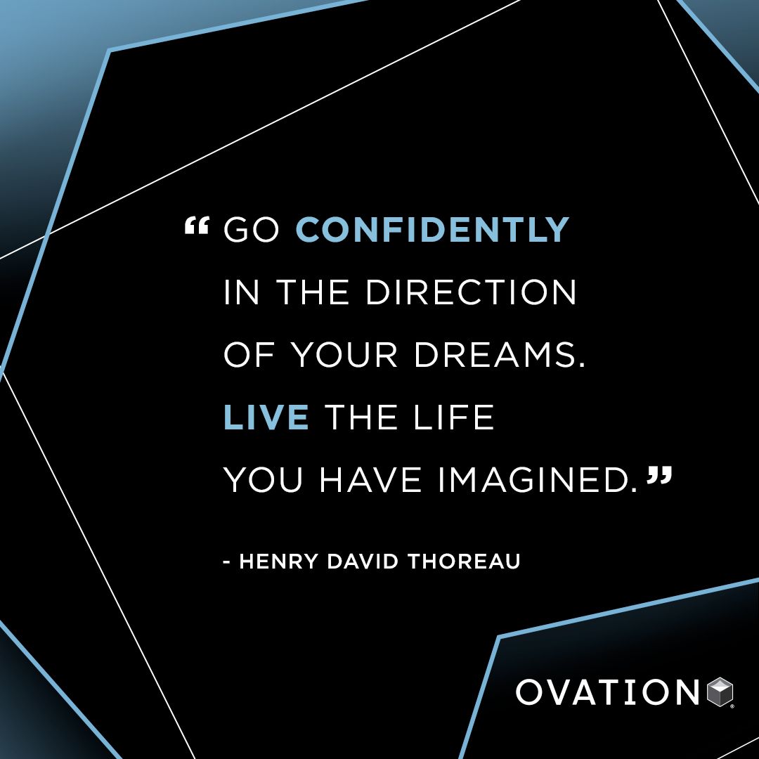 OvationEventsUS's tweet image. "Go confidently in the direction of your dreams. Live the life you have imagined." - Henry David Thoreau

#mindsetquote #newyearquotes #thoughtleader #wordsofwisdom #lifecoachquote #confidencequotes #quotesforthenewyear #motivationalspeaker #lifequotes #dreamlifequotes