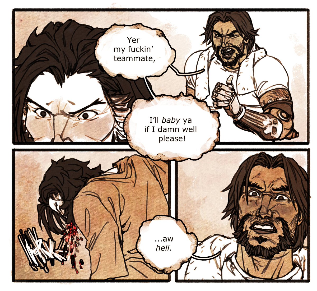   #hanahaki a   #overwatch   #mchanzo comic