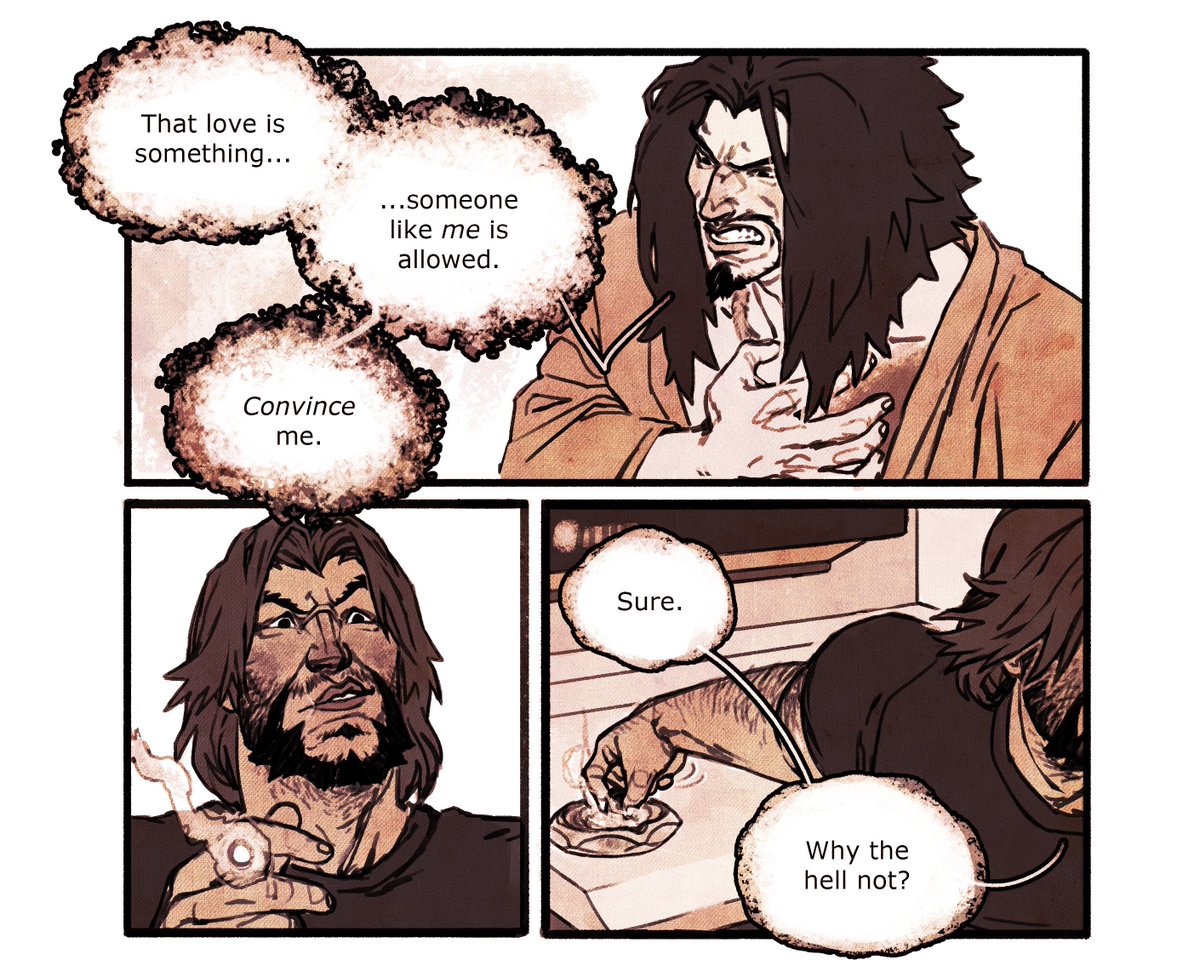   #hanahaki a   #overwatch   #mchanzo comic