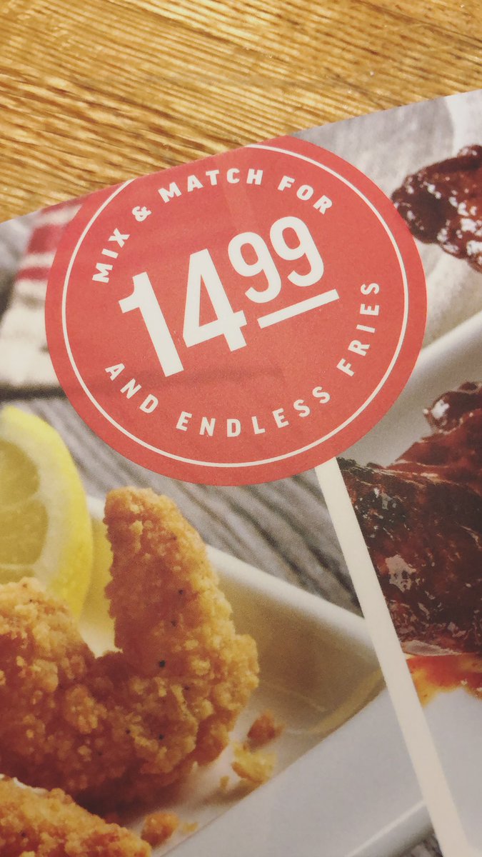 TheCubicleChick's tweet photo. Starting today, @applebees All You Can Eat Riblets &amp; Chicken Tenders are back! They are also featuring Double Crunch Shrimp starting at just $14.99 and includes coleslaw and AYCE classic fries. Limited time only. #AD https://t.co/4emf6gDo3x