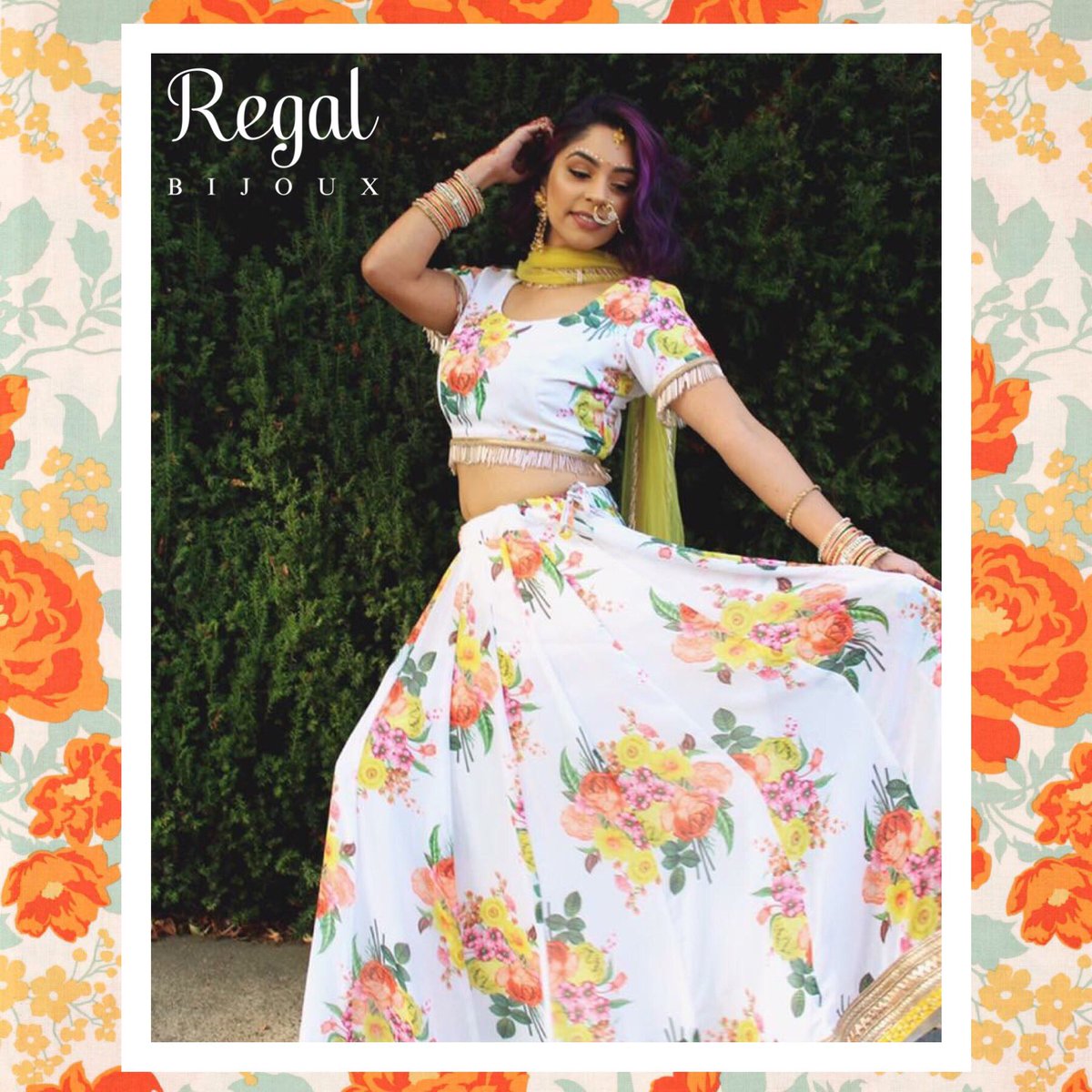regalbijoux's tweet photo. Our fave @wolvareenz for her engagement shoot 😍 
How G O R G does she look ?!

Outfit: @regalbijoux 
Photography: @irondor
Henna: @hennastyles 
HMUA: @wolvareenz 

For inquiries please Email/Call/DM 
📩regalbijoux@yahoo.com 
📞(209) 200-4258

Link in Bio ——��—————————————— https://t.co/lf5M5Geoje