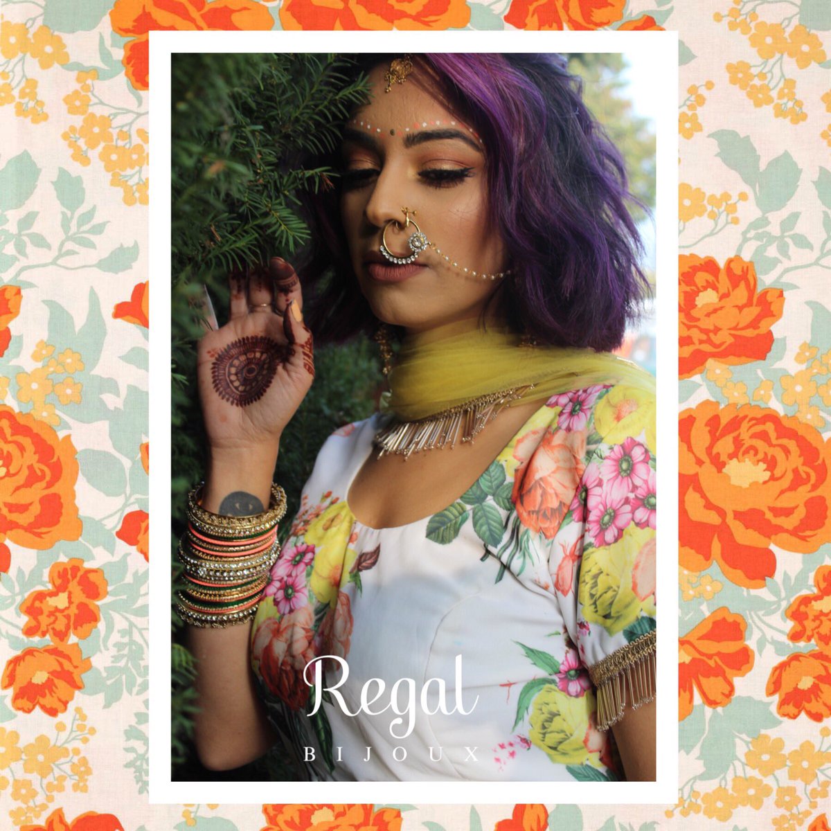 regalbijoux's tweet photo. Our fave @wolvareenz for her engagement shoot 😍 
How G O R G does she look ?!

Outfit: @regalbijoux 
Photography: @irondor
Henna: @hennastyles 
HMUA: @wolvareenz 

For inquiries please Email/Call/DM 
📩regalbijoux@yahoo.com 
📞(209) 200-4258

Link in Bio ——��—————————————— https://t.co/lf5M5Geoje