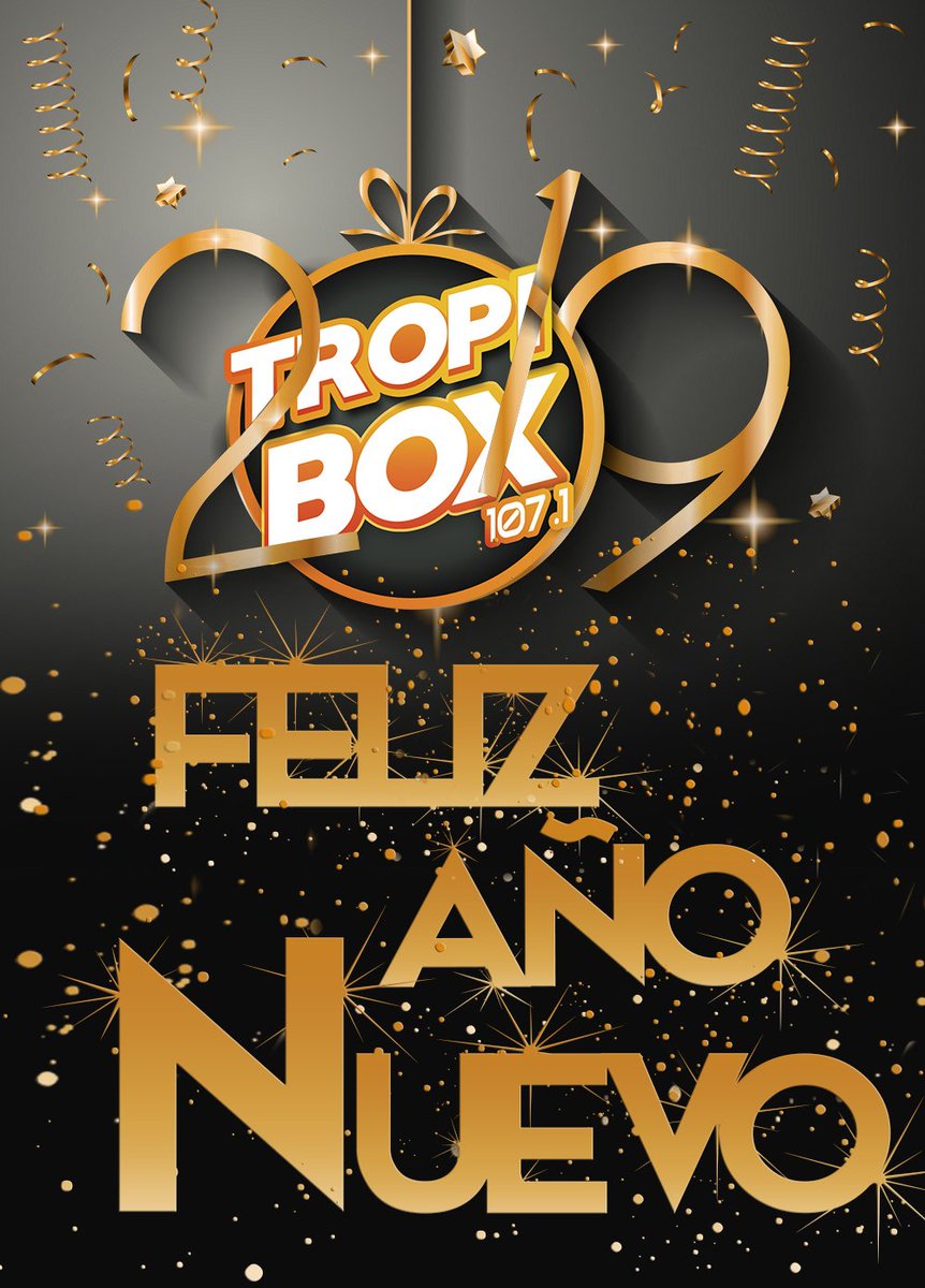 TropiBox1071's tweet photo. Queremos saludar a todos nuestros oyentes.. auspiciantes.. a cada uno de ustedes, que forman #tropibox1071 y decirles Gracias por este año hermoso que nos hicieron pasar a los artistas.. por el lugar y respeto que nos brindan, que este 2019 sea maravilloso para todos gracias! https://t.co/hcYMFKSWlc