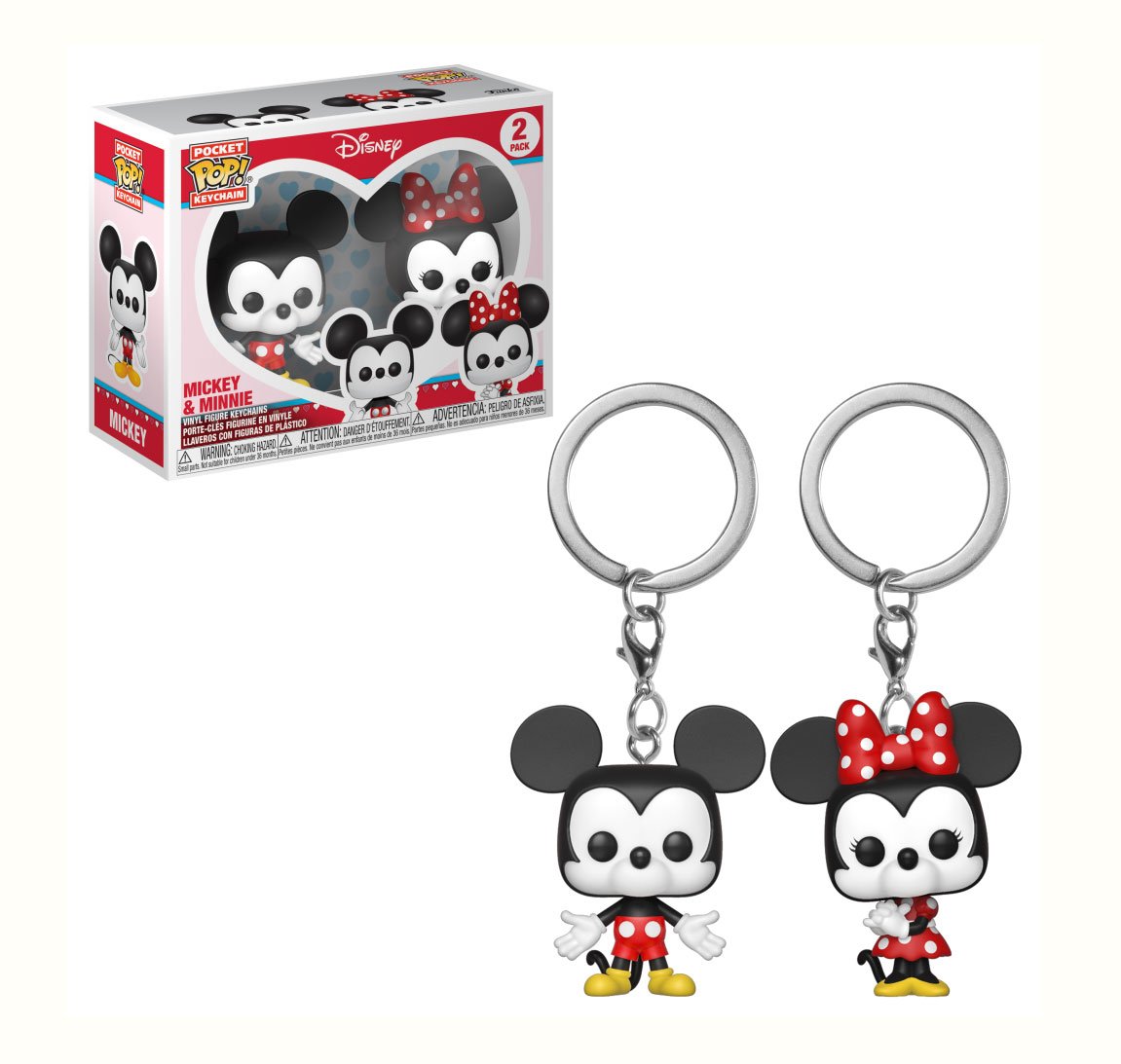 RT & follow @OriginalFunko for a chance to WIN a Mickey & Minnie Pocket Pop! keychain 2-Pack.