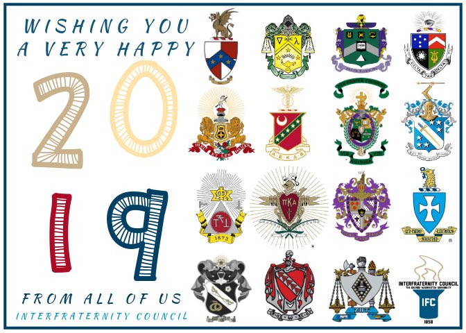 Cheers to a New Year! #IFC #GWFSL #GWU #GreekLife <a href="/gw_nphc/">GW National Pan-Hellenic Council</a> <a href="/GWPanhellenic/">GW Panhellenic</a> <a href="/MGC_GWU/">GWU MGC</a>