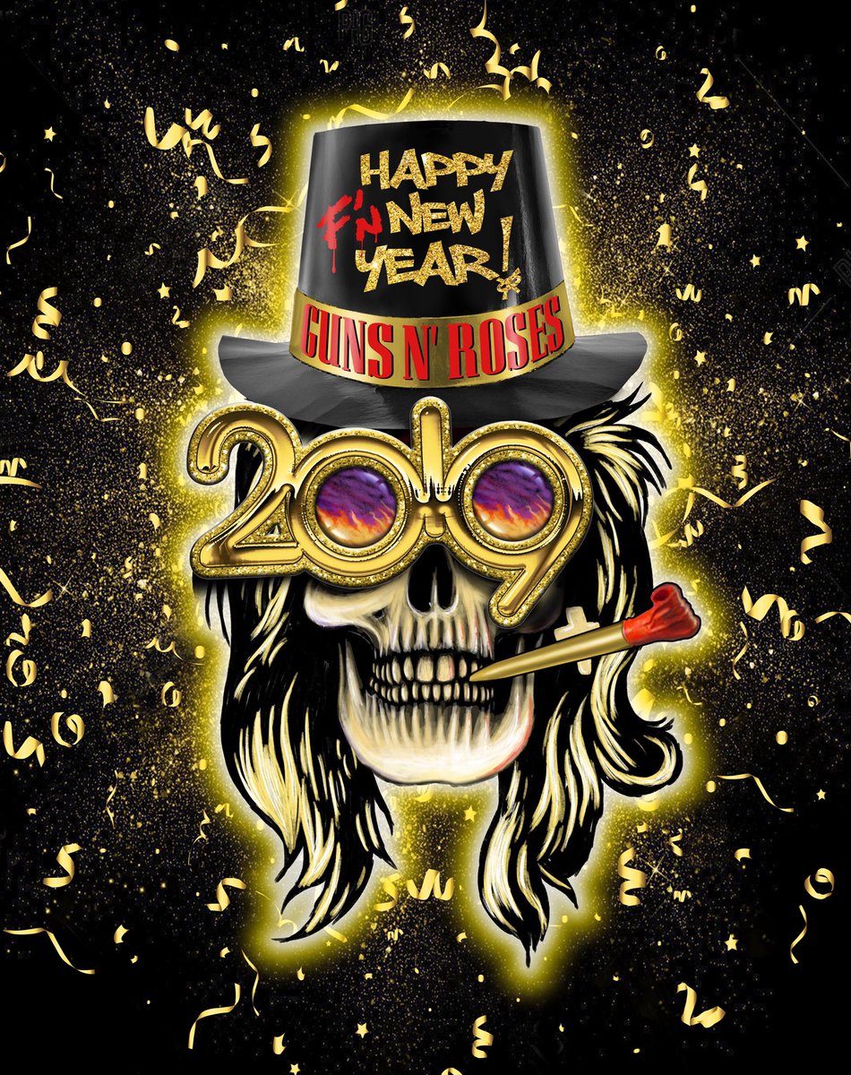 gunsnroses's tweet photo. #HappyNewYear2019 https://t.co/6uB6IF2VPg